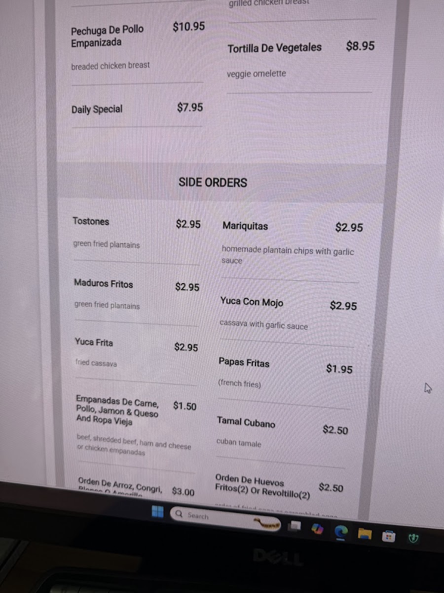 Señor Pan Cafe Menu - Image 2