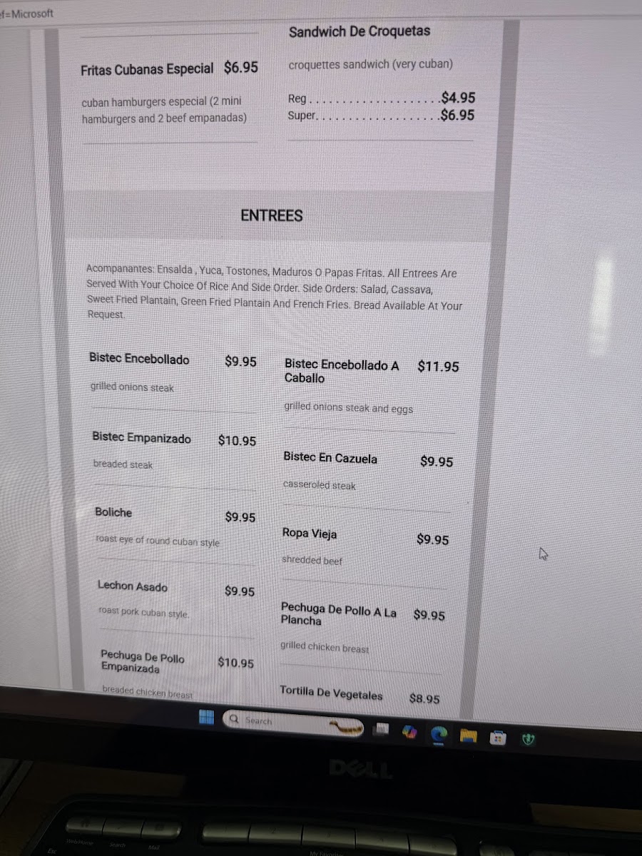Señor Pan Cafe Menu - Image 3